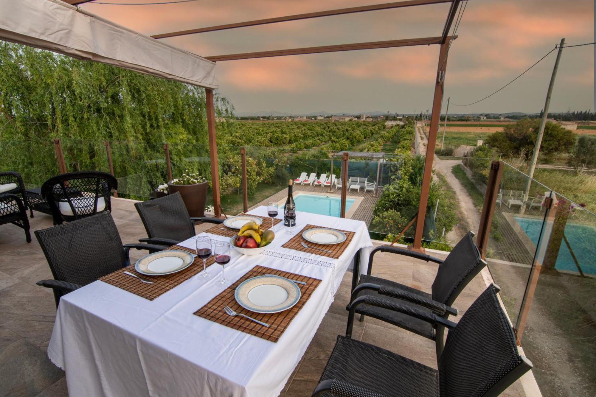 Els Tarongers Perfect For Families Or Friends Villa Sa Pobla Exterior foto