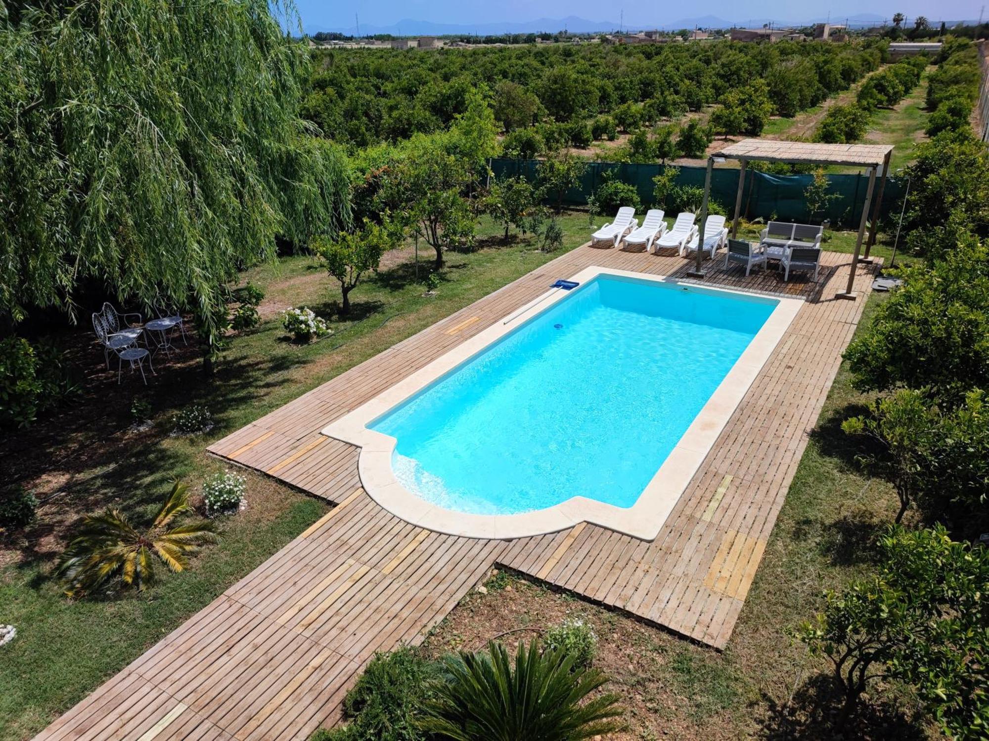 Els Tarongers Perfect For Families Or Friends Villa Sa Pobla Exterior foto